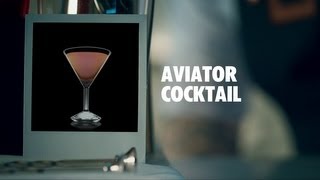 AVIATOR COCKTAIL DRINK RECIPE  HOW TO MIX [upl. by Mini]