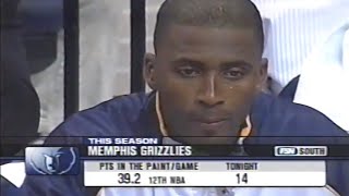 Lorenzen Wright Grizzlies 19pts 9rebs vs Blazers 2005 [upl. by Llenrad803]