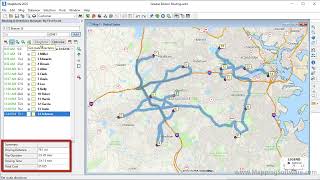 🌎 Maptitude 2023 How to map directions map deliveries map routes and optimize routes using GIS [upl. by Naara149]