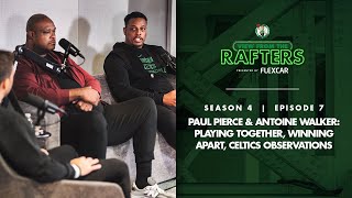 Paul Pierce and Antoine Walker Playing together winning apart Celtics observations [upl. by Wilfreda]