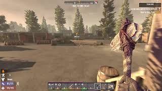 7 Days To Die Min Loot Abundance And XP Romero Zombies And Permadeath Base Build Start [upl. by Ozzy950]