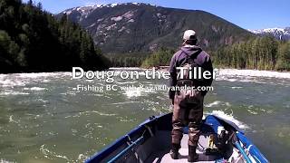 Doug on the Tiller  Jet Boating the Dean River Backwards [upl. by Eiddam338]