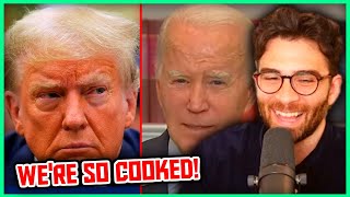 Trump Wants to Be House Speaker amp Biden Cancels Student Debt  Hasanabi Reacts [upl. by Yenolem163]