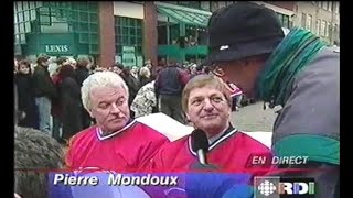 1996 extrait du défilé du grand déménagement ForumCentre Molson [upl. by Nawyt]