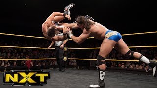 Johnny Gargano vs Riddick Moss WWE NXT Sept 13 2017 [upl. by Lubin641]