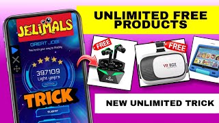 Jelimals New Unlimited Trick Free Loot  Space Runner Contest Get Free Products Free Shopping [upl. by Artur]