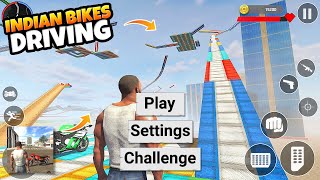 TRYING GAMES LIKE INDIAN BIKE DRIVING 3D😨 INDIAN BIKE DRIVING 3D 3 [upl. by Aneen]