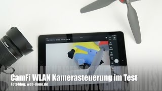 CamFi WiFi WLAN Fernsteuerung für Canon und Nikon im Test Review [upl. by Meerak464]