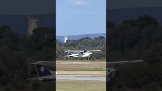 Student pilot takeoff at Jandakot airport aviation cessna planespotting aircraft landing [upl. by Mcquoid]