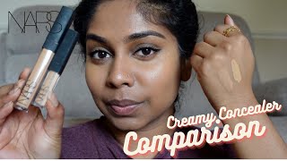 NARS Creamy Concealer Comparison Caramel vs Sucre Dorge [upl. by Naruq921]