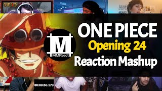 ONE PIECE Opening 24  Reaction Mashup [upl. by Salman186]