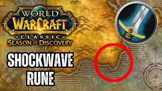 Shockwave Rune Guide for Warriors  Phase 4 Season of Discovery [upl. by Libenson]