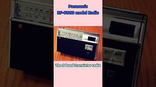 Panasonic RF680D AM FM 2band portable transistor receiver 1962 Japan madevintageradiotapeold [upl. by Mairhpe]