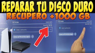 Como solucionar los problemas de tu disco duro interno y externo USB en PS4 PS5 [upl. by Natalia]