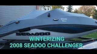 Winterizing seadoo boat [upl. by Couchman]