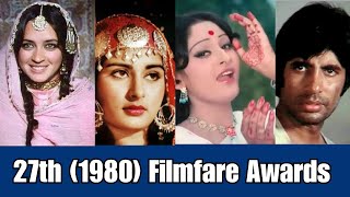 1980 27th Filmfare Awards filmfareawards [upl. by Gatian628]