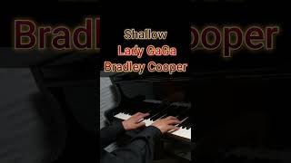 Shallow  Lady GaGa Bradley Cooper Piano Karaoke Lyrics [upl. by Stoller]