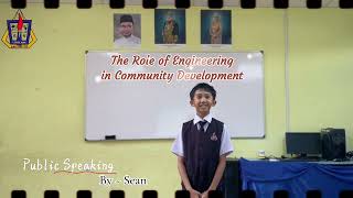 1️⃣3️⃣ SEAN VUN WOO XEON The Role of Engineering in Community Development tvpss publicspeaking [upl. by Catlaina]