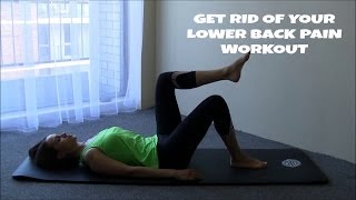 Strained Back or Pain in Lower Back  Pilates Exercises [upl. by Natassia]