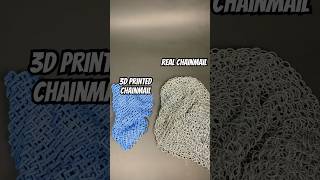 Real Chainmail vs 3D Printed Chainmail [upl. by Hines]