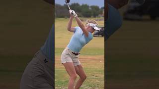 Dynamic 5 wood shot in beautiful slow motion👍👍 Grace Charis Golfer Instagramgracecharis20 [upl. by Garap]