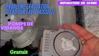 problème dévacuation deau sur lave vaisselle [upl. by Tom]