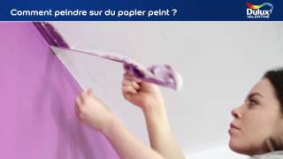 TUTORIEL  Comment peindre sur du papier peint [upl. by Kancler]