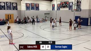 Sabres MSG vs Gorman Eagles 111224 [upl. by Eecyak]