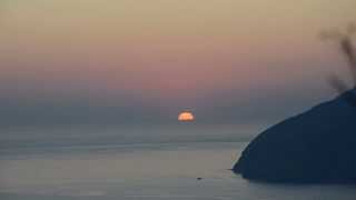 Invito Al Viaggio  Franco Battiato  Manlio Sgalambro  Sole al tramonto da Lipari [upl. by Drain]