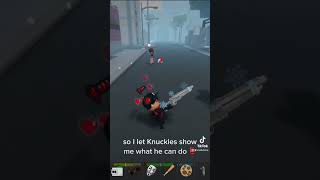 Da hood roblox knuckles crosshair is too good 😳‼️ [upl. by Anyrtak898]