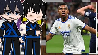 Blue Lock React to Rodrygo Góes  Tiktok  Gacha react [upl. by Tacye]