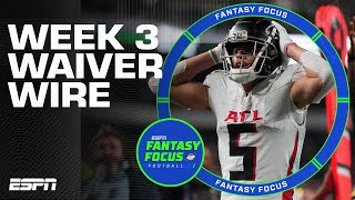 Week Two Recap Pt 2  Top Waiver Wire Adds  Fantasy Focus 🏈 [upl. by Chiquia]