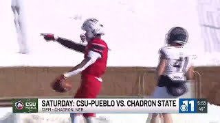 CSUPueblo prepared for quotred letter gamequot vs Chadron [upl. by Liatrice]