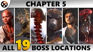 BLACK MYTH WUKONG All Boss Locations CHAPTER 5 All Hidden Optional Secret Bosses [upl. by Ced]