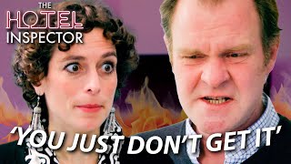 Irate Hotel Owner Blows Up At Alex Polizzi  The Hotel Inspector Clip  S7 Ep2 [upl. by Bessy]