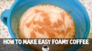 How to make easy foamy coffee ☕  Jhat pat cooking with noshi [upl. by Ednyl]