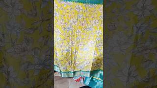 Meesho saree unboxing meesho meeshohaul subscribe shorts saree ytshorts success meeshosaree [upl. by Rohclem]