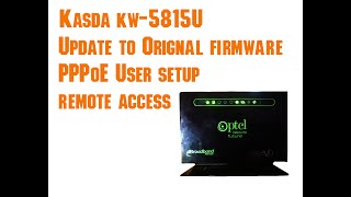 Change PTCL Modem To Kasda WiFi Router [upl. by Duffie]