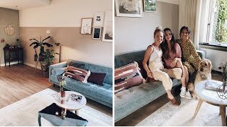 WOONKAMER MAKEOVER BIJ IK VROUW VAN JOU  FLEXA KLEURT JE INTERIEUR  DE HUISMUTS [upl. by Hourigan]