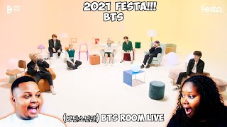 NON KPOP FANS Take on 2021 FESTA BTS ROOM LIVE Can They Handle the Hype [upl. by Tonya]