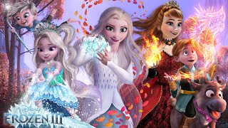 Frozen 3 Anna and Elsa and their kids are Magical Guardians of the North  Alice Edit [upl. by Eramat763]