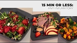 15 Minute AntiInflammatory Meals Quick amp Healthy Recipes [upl. by Gass42]