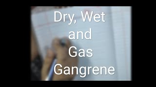 General Pathology lecture5  Gangrene hindi Dry wet and gas gangrene [upl. by Carr]