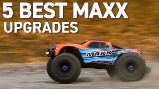 5 Best Upgrades for the Traxxas Maxx [upl. by Llovera417]