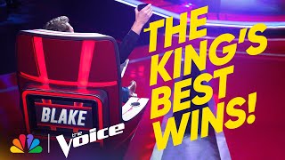 Every Time Blake Shelton Won The Voice  NBC [upl. by Otanod]