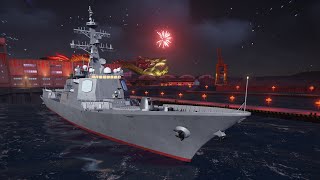 Modern Warships 现代战舰  ROKS Sejong the Great destroyer gameplay “世宗大王”号驱逐舰 [upl. by Weisbrodt]