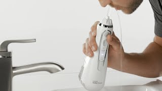 How to Use the Waterpik™ Cordless Advanced Water Flosser WP560 [upl. by Foote]