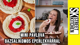 Mini PAVLOVA bazsalikomos EPERLEKVÁRRAL 😋🍓 [upl. by Gwendolin]