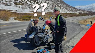 UFATTELIG FEIL PÅ EN HARLEY DAVIDSON MIDT PÅ FJELLET [upl. by Mylander323]