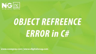 Object reference not set to an instance of an object in C [upl. by Ardnekat]